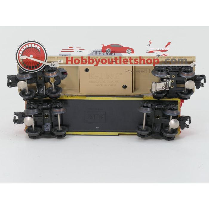 Schaal 0 K-Line K1517 Hershey's 'chocolate' work train set #8372