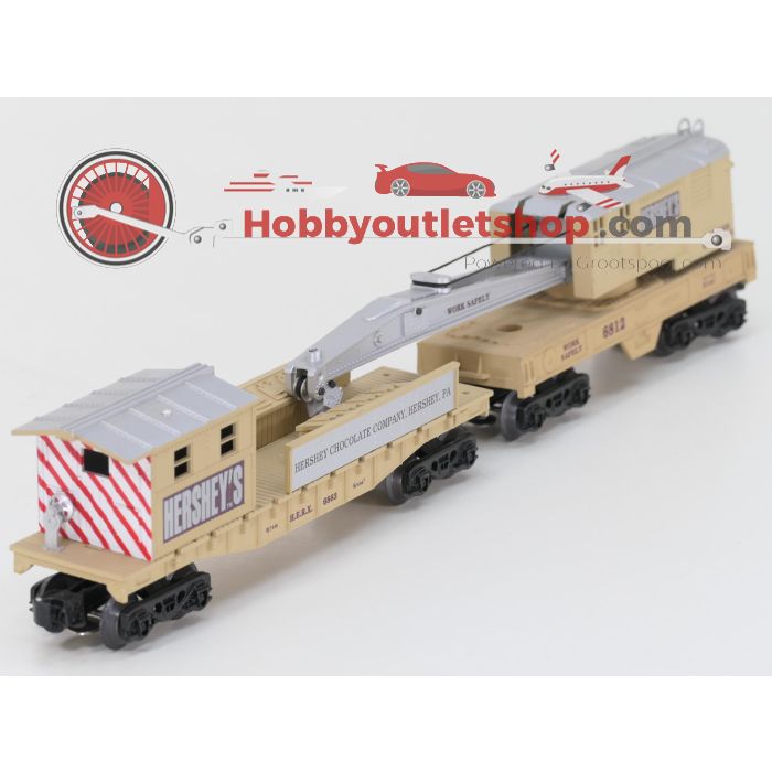 Schaal 0 K-Line K1517 Hershey's 'chocolate' work train set #8372