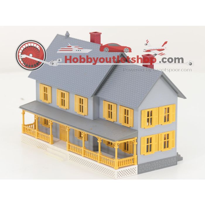 Schaal 0 Lionel 1930440, Rail-King 30-9003 en 30-9007 set van 3 gebouwen #8380