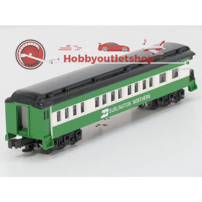 Schaal 0 Williams set van 6 rijtuigen van de Burlington Northern #8382