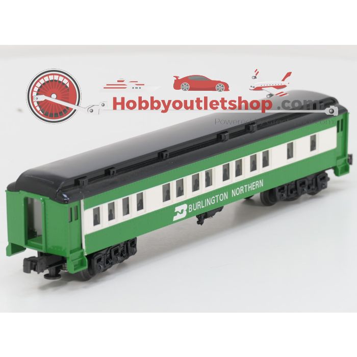 Schaal 0 Williams set van 6 rijtuigen van de Burlington Northern #8382