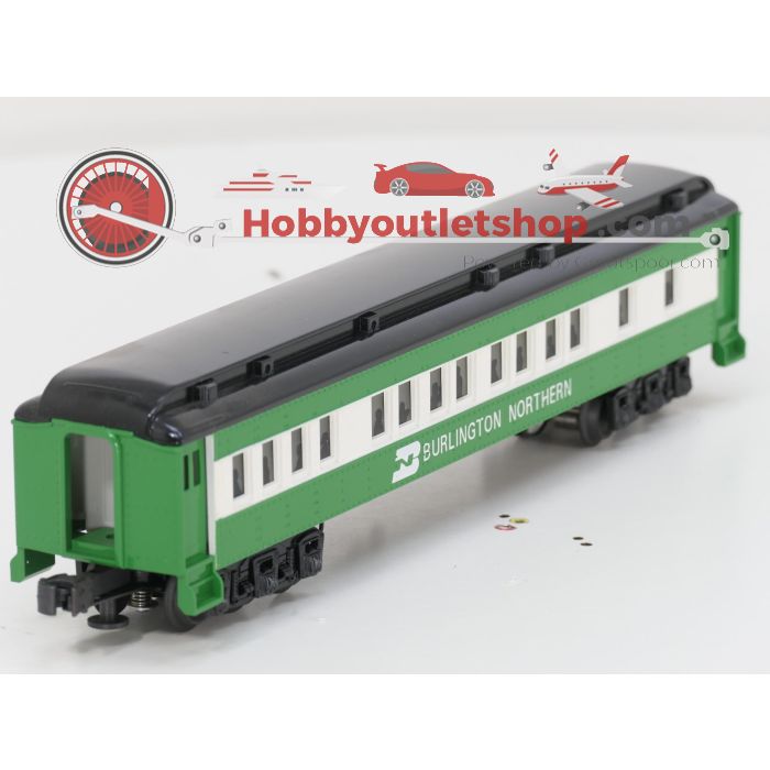 Schaal 0 Williams set van 6 rijtuigen van de Burlington Northern #8382