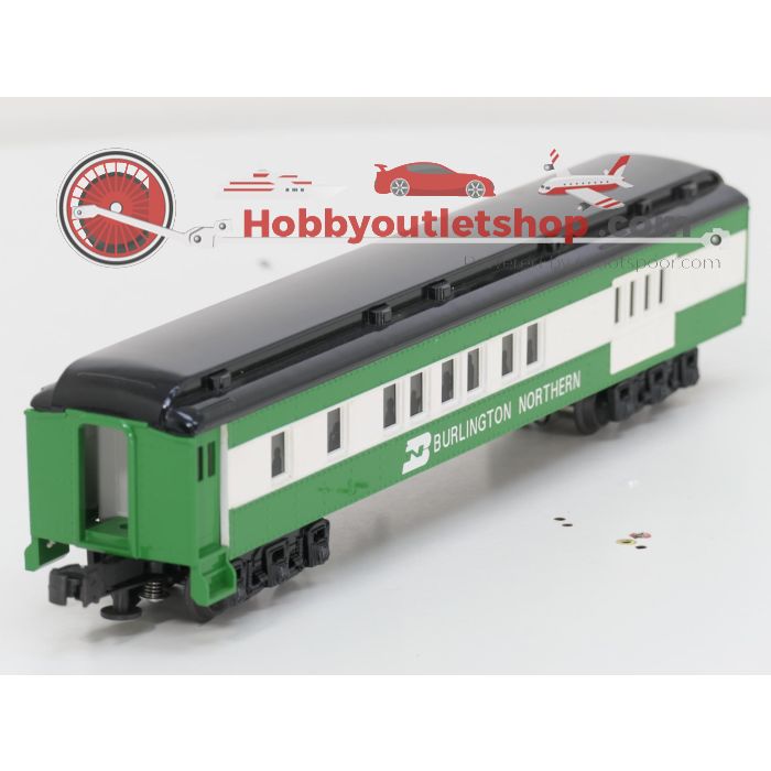 Schaal 0 Williams set van 6 rijtuigen van de Burlington Northern #8382