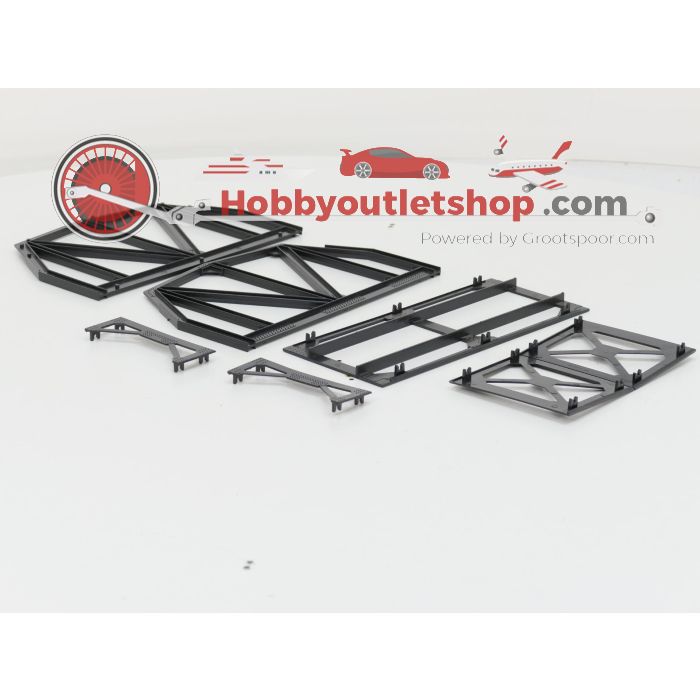 Schaal 0 scenery set met extra's #8454 - sku: 20251107104409 - Gebruikt - Zeer goede staat - Afbeelding 9