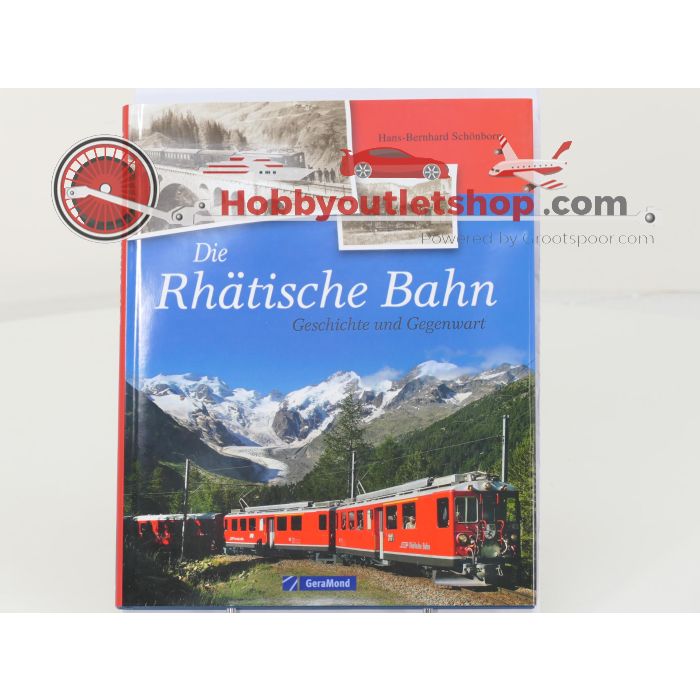 GeraMond boekenset Eisenbahn-Wunderland Schweiz, Die Rhätische Bahn en Das große Buch der Alpenbahnen - Hardcover #8716
