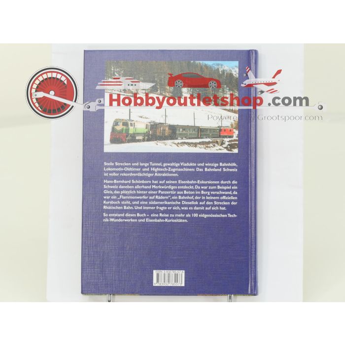GeraMond boekenset Eisenbahn-Wunderland Schweiz, Die Rhätische Bahn en Das große Buch der Alpenbahnen - Hardcover #8716