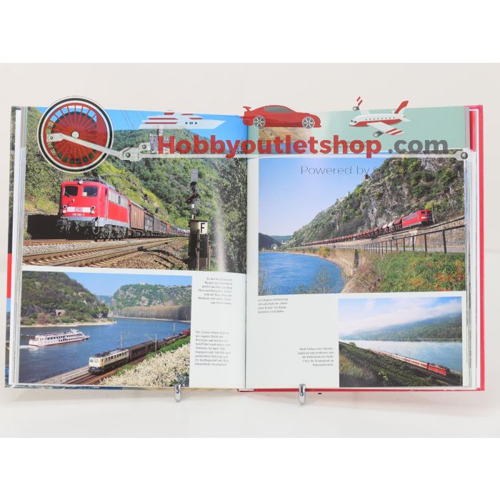 Set van 2 spoorwegboeken thema De Rijn - Hardcover #8729 - sku: 20251209123028 - Gebruikt - Zeer goede staat - Afbeelding 3