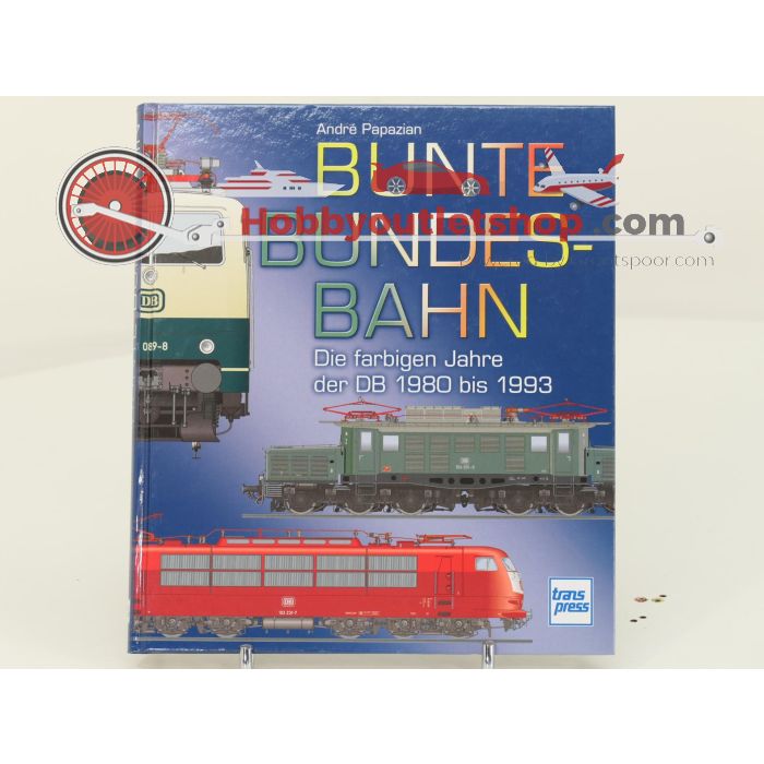 Transpress spoorwegenboeken set Bunte Bundesbahn: Die farbigen Jahre der DB 1980 bis 1993, Von der Dampflok zum ICE en Dampfparadies Wollstein - Hardcover #8737 - sku: 20251209043422 - Gebruikt - Zeer goede staat - Afbeelding 2