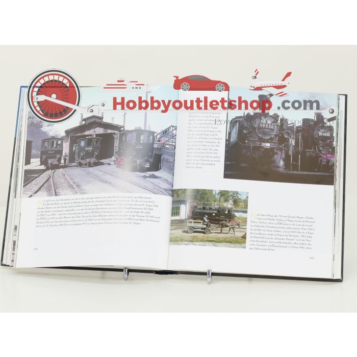 Set van 3 spoorwegboeken Reisen mit der Dampfbahn, Lokomotiven, Dampf und Züge en Zauber der Eisenbahn - Hardcover #8745 - sku: 20251210042709 - Gebruikt - Zeer goede staat - Afbeelding 9