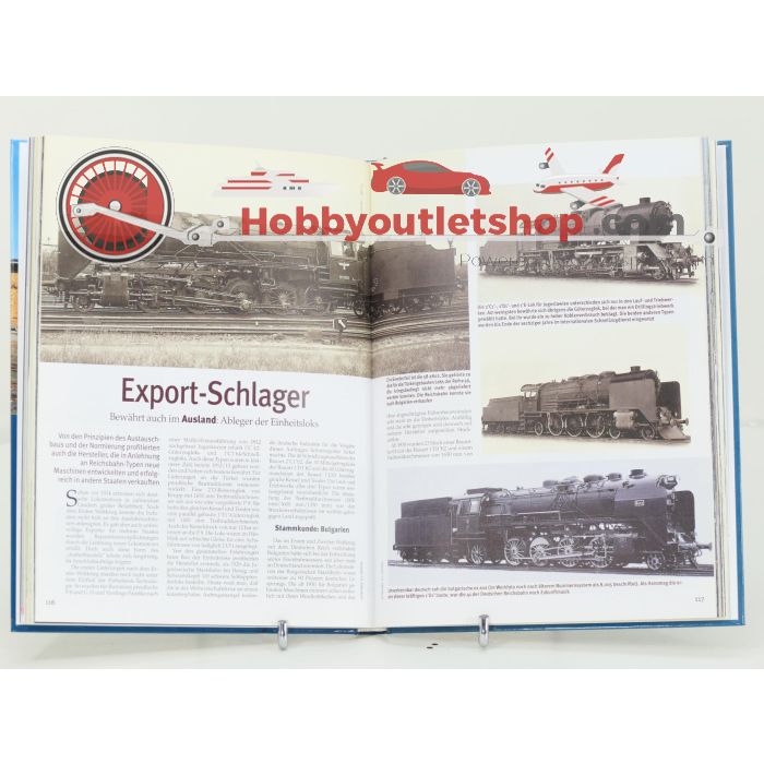 Set van 3 spoorwegenboeken Renaissance der Dampflok, Alles über die Dampflok en Erinnerungen an die Dampfeisenbahn - Hardcover #8746 - sku: 20251211082331 - Gebruikt - Zeer goede staat - Afbeelding 6