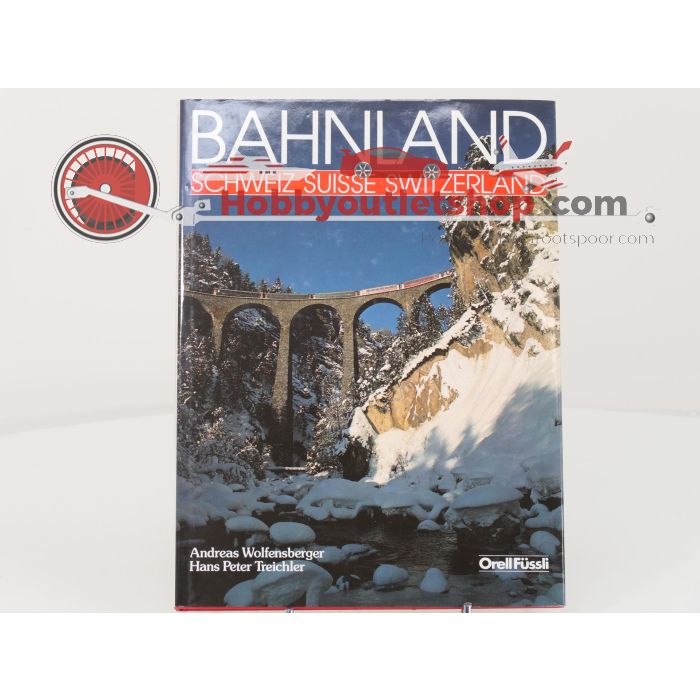 Set van 2 spoorwegenboeken Bahnland. Schweiz Suisse Switzerland en Zauberhafte Rhätische Bahn - Hardcover #8750 - sku: 20251211101743 - Gebruikt - Zeer goede staat - Afbeelding 2