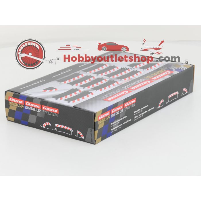 Schaal 1:24 Carrera 20020568 Buitenste schouder voor bocht 4/15° (12), eindstuk (2) #8777 - sku: 20251216094756 - Nieuw - Afbeelding 4