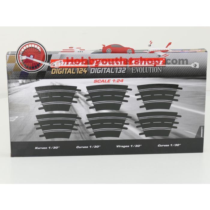 Schaal 1:24 Carrera 20020577 Curve 1/30° (6) #8778 - sku: 20251216022551 - Neu - Bild 2