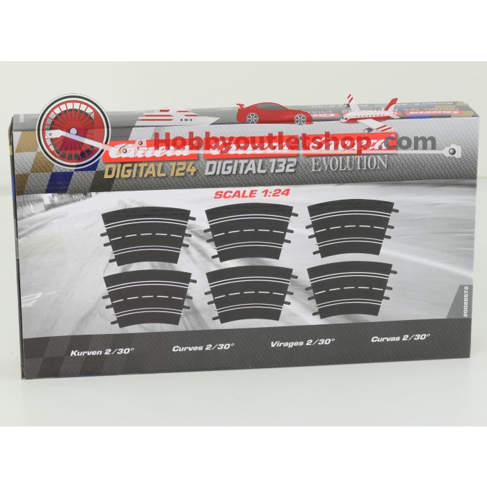 Schaal 1:24 Carrera 20020572 bocht 2/30° (6) #8784 - sku: 20251217032849 - New - Photo 2