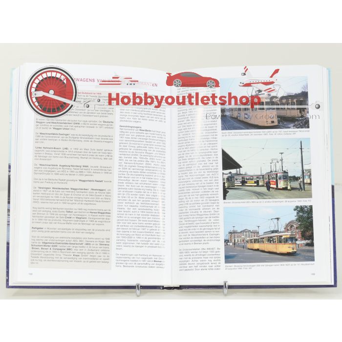 2 boeken Moderne Trams – deel 1 & 2, vierrassers en gelede trams - Hardcover #8885 - sku: 20260129090829 - Gebruikt - Goede staat - Afbeelding 3