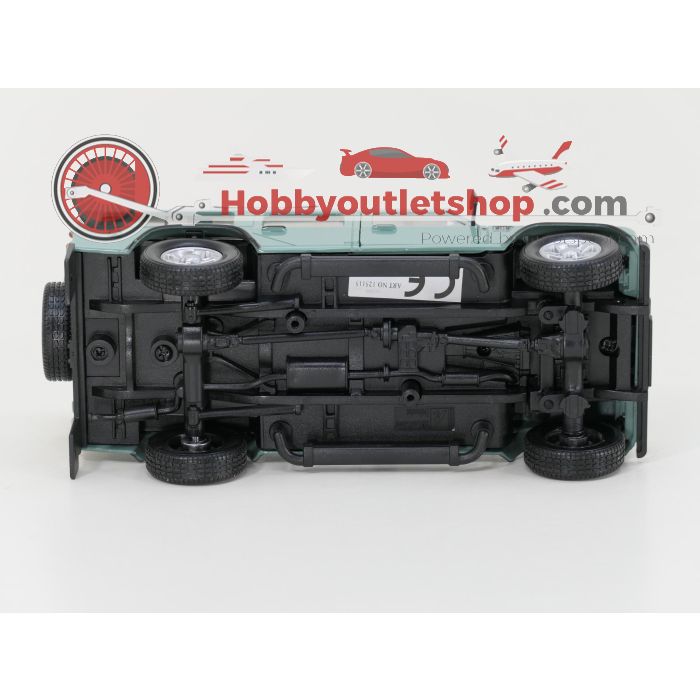 Schaal 1:24 Alloy Landrover Defender & Greenlight Bambi Airstream Sport, caravan polished silver - sku: 20260130051958 - Gebraucht - Guter Zustand - Bild 8