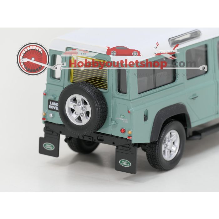 Schaal 1:24 Alloy Landrover Defender & Greenlight Bambi Airstream Sport, caravan polished silver - sku: 20260130051958 - Gebraucht - Guter Zustand - Bild 7