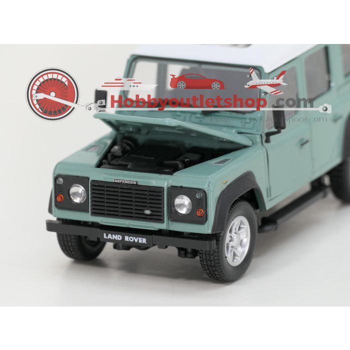 Schaal 1:24 Alloy Landrover Defender & Greenlight Bambi Airstream Sport, caravan polished silver - sku: 20260130051958 - Gebraucht - Guter Zustand - Bild 6