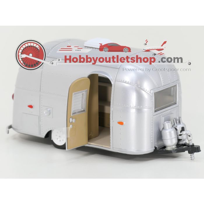 Schaal 1:24 Alloy Landrover Defender & Greenlight Bambi Airstream Sport, caravan polished silver - sku: 20260130051958 - Gebraucht - Guter Zustand - Bild 11