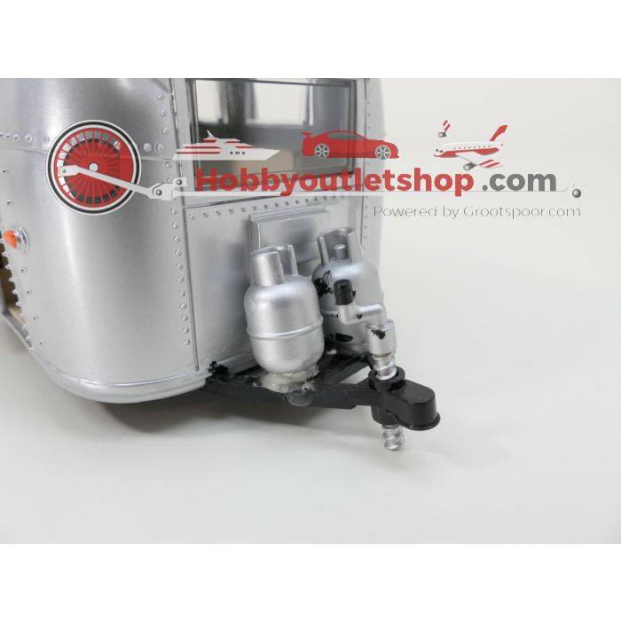 Schaal 1:24 Alloy Landrover Defender & Greenlight Bambi Airstream Sport, caravan polished silver - sku: 20260130051958 - Gebraucht - Guter Zustand - Bild 13