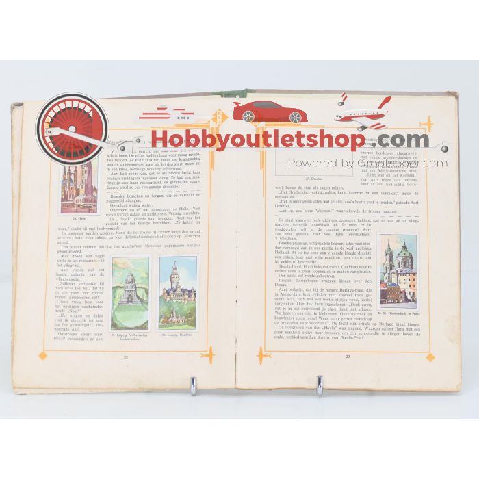 Langs den Luchtweg – van Amsterdam naar Batavia – N.V. Stoomkoffiebranderij en Theehandel Kanis & Gunnink #8948 - sku: 20260204103251 - Used - Reasonable condition - Photo 2