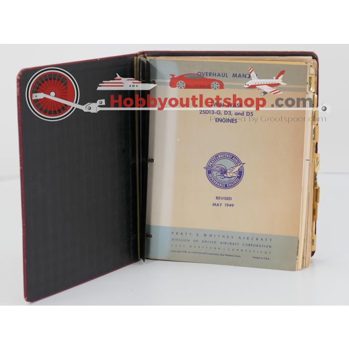Pratt & Whitney Twin Wasp 2SD13-G (R-2000) – Overhaul Manual #8954 - sku: 20260204115539 - Used - Good condition - Photo 2