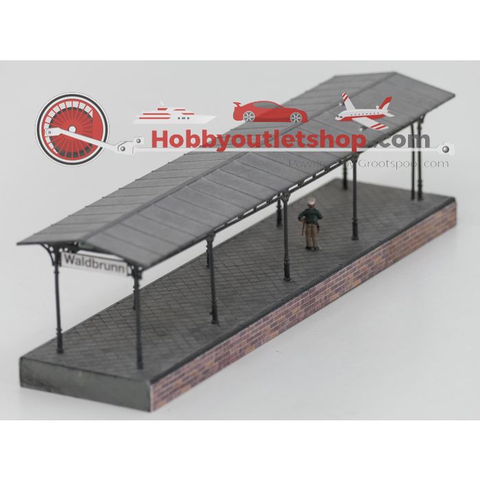 Schaal H0 Faller 193120 seinhuis "Waldbrunn" met perron delen #9071 - sku: 20260227053544 - Used - Very good condition - Photo 5