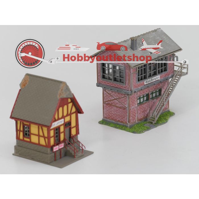 Schaal H0 Faller 193120 seinhuis "Waldbrunn" met perron delen #9071 - sku: 20260227053544 - Used - Very good condition - Photo 11