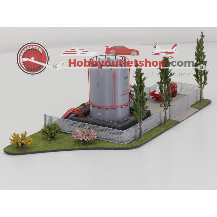 Schaal H0 en TT Auhagen 12216 tankopslag met scenery #9072 - sku: 20260303094434 - Gebruikt - Zeer goede staat - Afbeelding 5