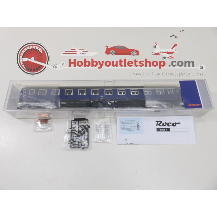 Schaal H0 Roco 74104 en 74105 set: 1/2 4-tlg. F-Zug „Toller Bomberg“ en 2-tlg. F-Zug "Bomberg" van de DB #9127 - sku: 20260317030611 - Gebruikt - Zo goed als nieuw - Afbeelding 22