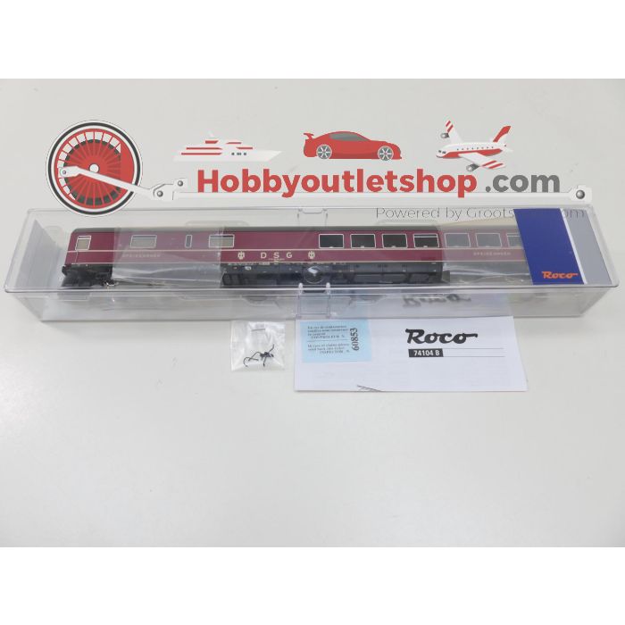 Schaal H0 Roco 74104 en 74105 set: 1/2 4-tlg. F-Zug „Toller Bomberg“ en 2-tlg. F-Zug "Bomberg" van de DB #9127 - sku: 20260317030611 - Gebruikt - Zo goed als nieuw - Afbeelding 23