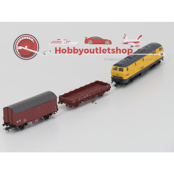 Schaal H0 Roco 41128 startset BR 1900 met goederenwagons van de NS #9176 - sku: 20260331022059 - Gebraucht - Guter Zustand - Bild 7