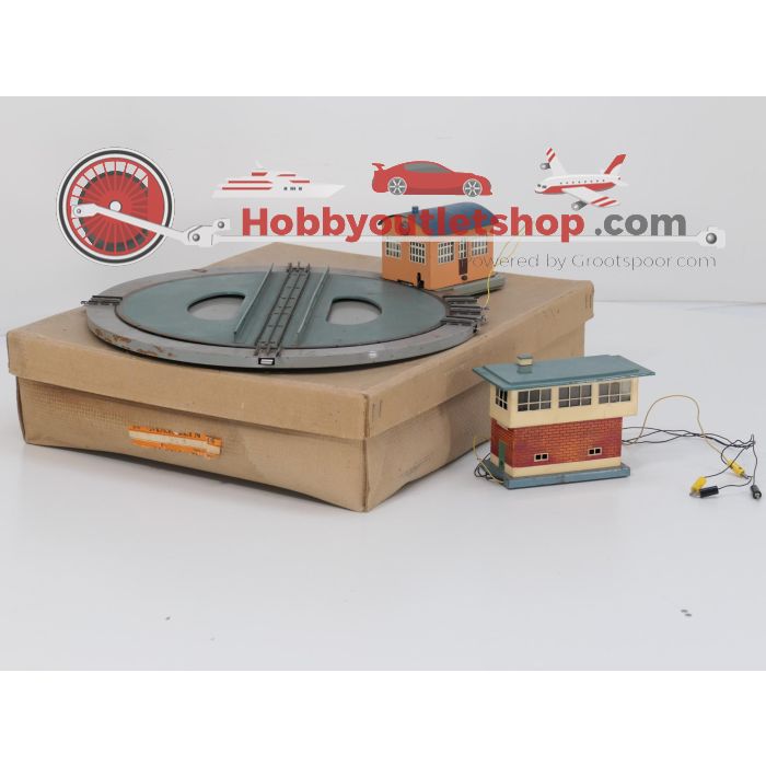 Schaal H0 Märklin 410M en 456 draaischijf met fluithuisje #9195 - sku: 20260407084543 - Gebruikt - Goede staat - Afbeelding 1