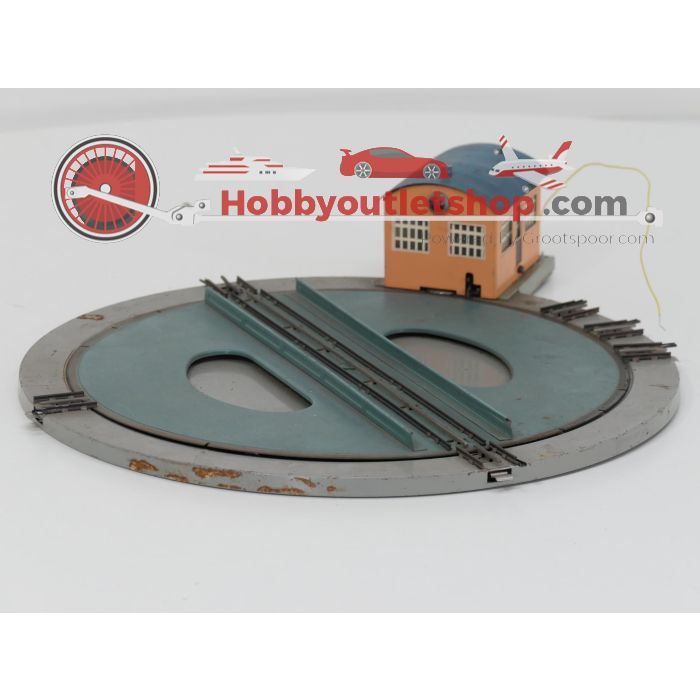 Schaal H0 Märklin 410M en 456 draaischijf met fluithuisje #9195 - sku: 20260407084543 - Gebruikt - Goede staat - Afbeelding 3