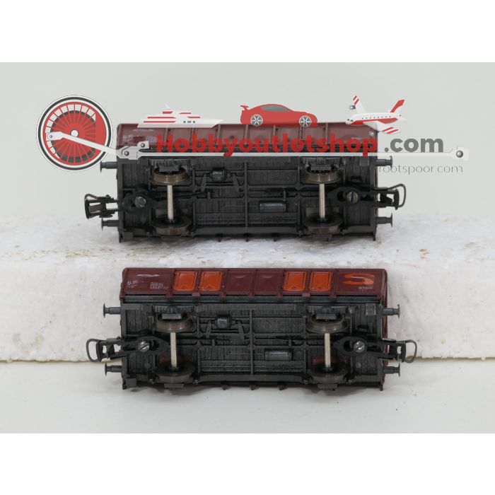 Schaal H0 Roco 4155, 4311C, 4028 en 4315 B goederentrein set van de NS #9197 - sku: 20260407103600 - Gebraucht - Guter Zustand - Bild 19