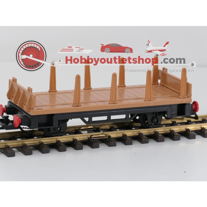 Playmobil 4105 platte wagen met rongen - sku: 20260410012821 - Gebruikt - Zeer goede staat - Afbeelding 2