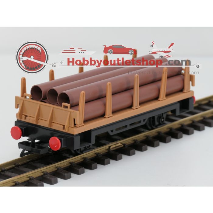 Playmobil 4105 rongenwagen met buizenlading - sku: 20260430114138 - Gebruikt - Zeer goede staat - Afbeelding 3