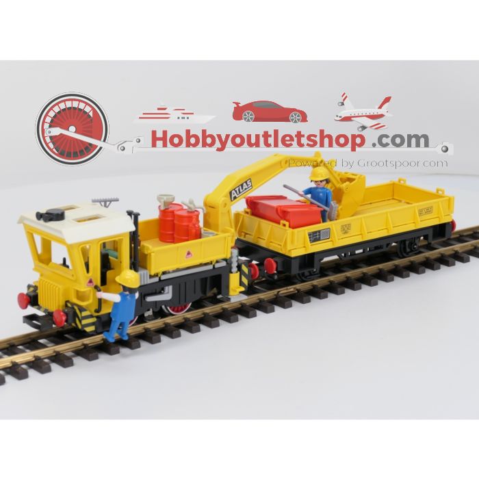 Playmobil 4053 Kraanlok met wagon en bemanning - sku: 20260430020550 - Gebruikt - Zo goed als nieuw - Afbeelding 4