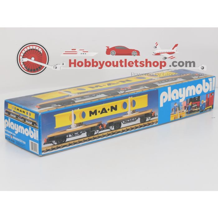 Playmobil 4109 Schwertransportwagen mit MAN-Ladung - sku: 20260430024110 - Used - Very good condition - Photo 5
