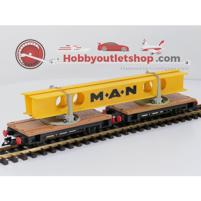 Playmobil 4109 Schwertransportwagen mit MAN-Ladung - sku: 20260430024110 - Used - Very good condition - Photo 2