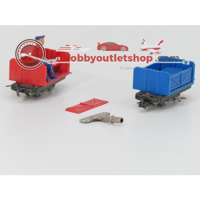 Schaal 0e Biller Bahn set locomotief met personenrijtuigen en rails. Bastler #9196 - sku: 20260407091418 - Gebraucht - Angemessener Zustand - Bild 3