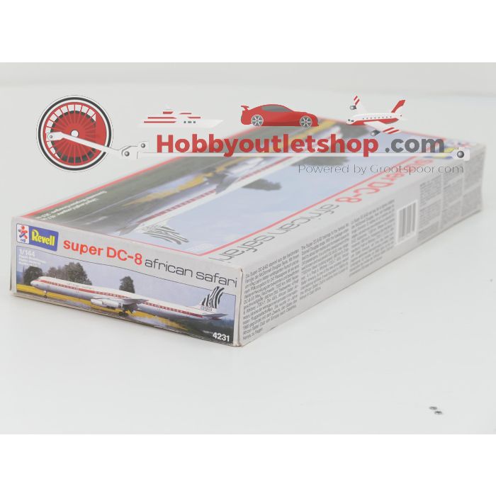 Schaal 1:144 Revell super DC-8 African Safari met DC8-71 ombouw kit #9301 - sku: 20260506093943 - Gebruikt - Goede staat - Afbeelding 5