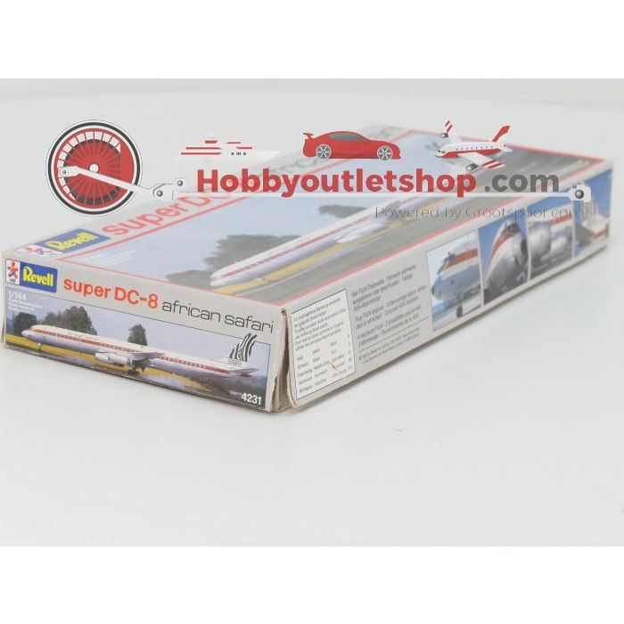 Schaal 1:144 Revell super DC-8 African Safari met DC8-71 ombouw kit #9301 - sku: 20260506093943 - Gebruikt - Goede staat - Afbeelding 6