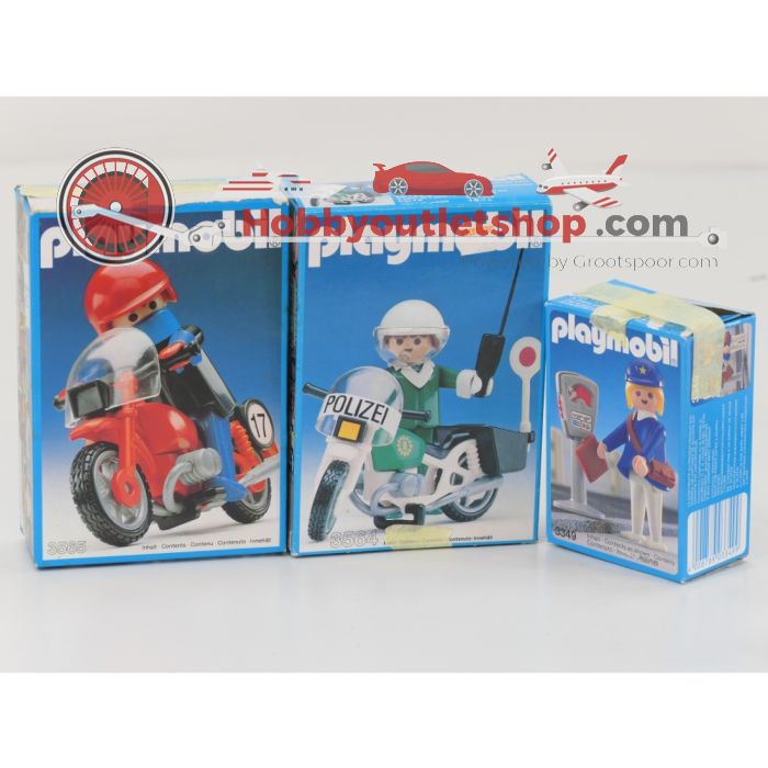 Playmobil 3564 3349 3565 Set Motoragent Lovely Rita Motorrijder OVP #9510 - sku: 20260514085523 - Used - Very good condition - Photo 4