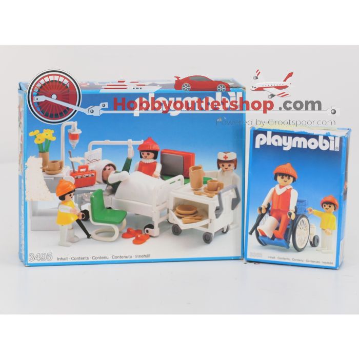 Playmobil 3495 3363 Set Ziekenhuisset Rolstoeler OVP #9511 - sku: 20260514095456 - Gebruikt - Zeer goede staat - Afbeelding 2