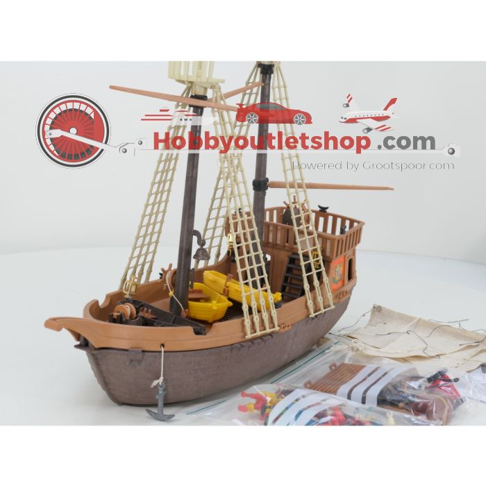 Playmobil 3750 Piratenschip met 8 piraten en accessoires #9517 - sku: 20260514021743 - Used - Very good condition - Photo 6