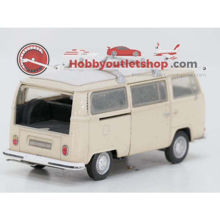 Schaal 1:24 Welly set 3x VW bus 2x creme & 1x polizei #9369 - sku: 20260514033158 - Used - Good condition - Photo 3