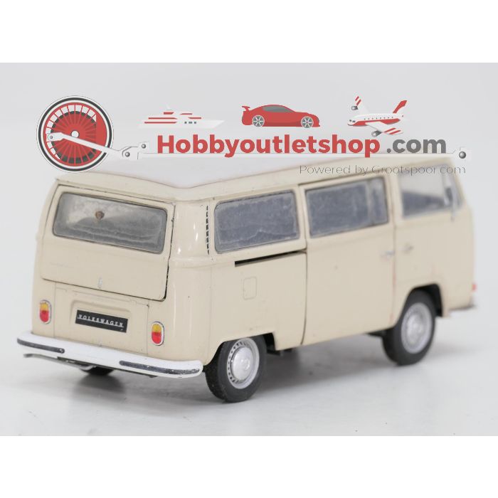 Schaal 1:24 Welly set 3x VW bus 2x creme & 1x polizei #9369 - sku: 20260514033158 - Used - Good condition - Photo 5