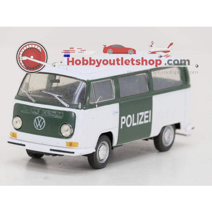 Schaal 1:24 Welly set 3x VW bus 2x creme & 1x polizei #9369 - sku: 20260514033158 - Used - Good condition - Photo 6