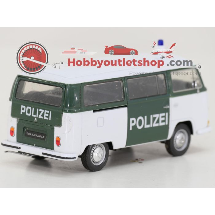 Schaal 1:24 Welly set 3x VW bus 2x creme & 1x polizei #9369 - sku: 20260514033158 - Used - Good condition - Photo 7